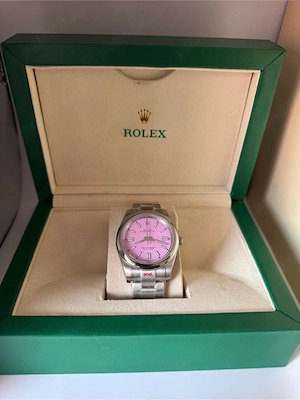 Ceas Rolex Oyster Perpetual Candy Pink 41mm, Nou