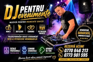Dj pentru evenimente