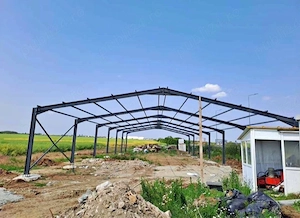 Vand hale metalice avem pe stoc asiguram transport si montaj rog seriozitate maxima suntem producato