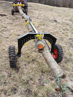 vand transportor de lemne pentru atv/tractoraș/masina de teren. - imagine 3