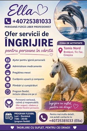 Îngrijire Cu Suflet Pentru Cei Dragi!