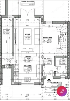 Duplex Mosnita - Despartit prin camera tehnica - Zona Valery - imagine 2