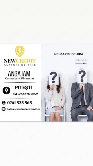 Căutăm consultant vânzări!Hai în echipă noastră!