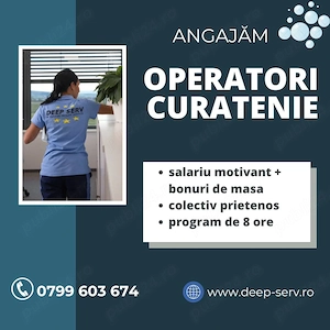 Operatori Curatenie -Centru comercial - zona Colosseum Mall
