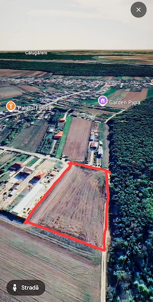 Teren 5200 mp Poiana lui Stânga, Str. Teiului, la pădure   Termen lung   Drept de construire - imagine 2