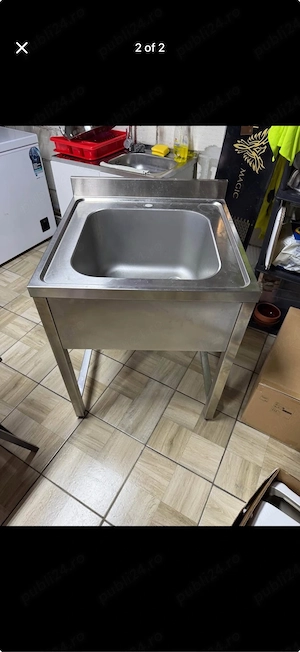 Chiuvetă inox horeca dimensiuni 70x70