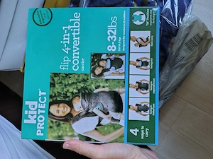 Marsupiu ergonomic pentru bebeluși Kid Protect Flip 4 in 1 Convertible Baby Carrier
