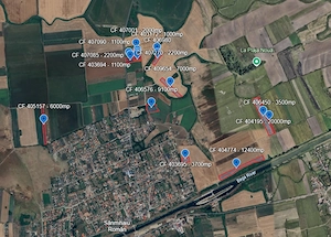 Teren extravilan de vanzare in raza UAT Sanmihaiu Roman