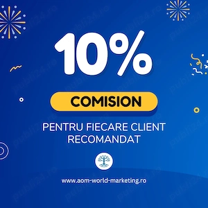 Lucrează de acasă Agent Vânzări Online (cu comision)