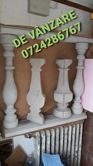 Vand balustri beton 83 cm 60 RON , 65 cm 250 RON mana curenta 100RON ARAD  