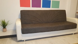 Canapea Extensibila 189 CM Material Chenille