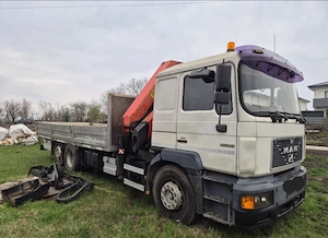 Camion MAN 26.293 (26 Tone) cu Automacara Palfinger PK 26000 (Braț 12m) - imagine 2