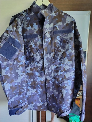 Jacheta Combat Romanian Army Moziac Camo Field Shirt Military Camouflage Size 46 talia 2