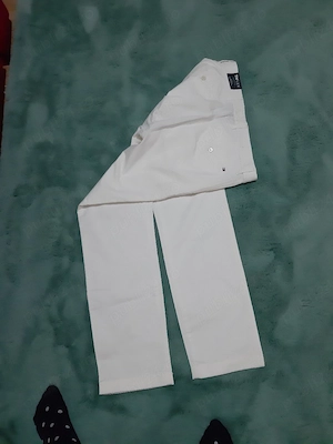 Pantaloni dama albi - imagine 2