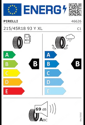 Pirelli Powergy 215/45/R18 93Y XL  - imagine 5