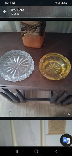 sfesnice cristal pentru lumanari  - imagine 2