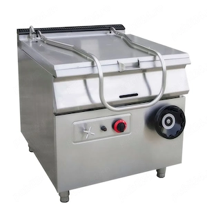 Tigaie electrică basculantă cu capacitate de 80L.