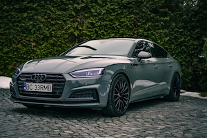 Audi A5 I 3.0D Quattro B&O I 3xSline I Matrix I 360  I Nardo Grey  - imagine 3