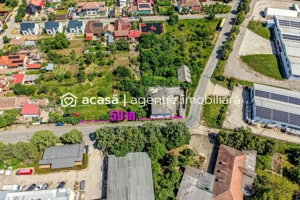 Teren comercial de 1261 mp pe colt, in Aradul Nou, cu front de 60+23 m