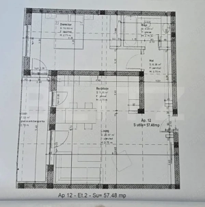 Apartament 2 camere, 57 mp utili, Giroc - imagine 4