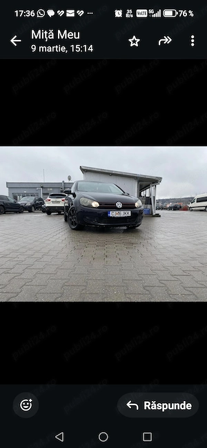 Vând Golf 6 tdi 105 cp an fabricație 2011 - imagine 3