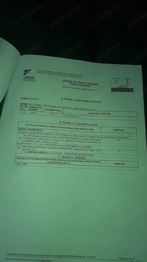 Com Greaca 1505 mp ( in centrul comunei-Str Valea Fantinii nr1) - imagine 7
