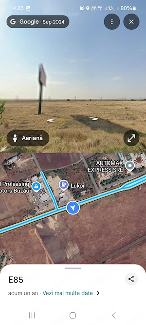 Teren intravilan situat pe E 85 ! 