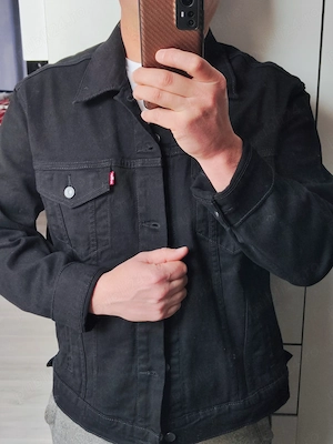 Geacă de blugi Denim Levis Strauss Trucker mărimea L bărbătească