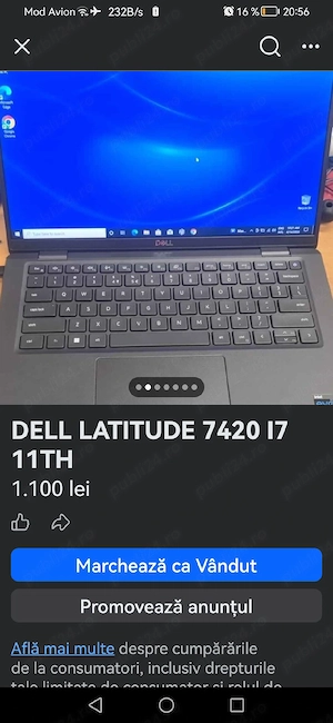 Dell Latitude 7420 Intel I7-Gen111
