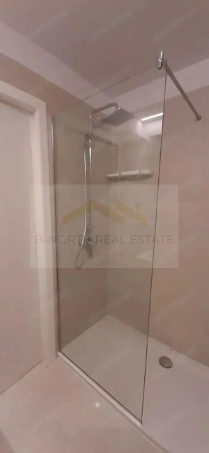 Apartament de închiriat 2 camere Nusco City Pipera | Vedere către grădina - imagine 8