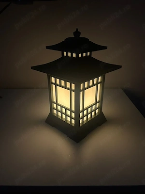 Lampă decorativă Pagoda, fără fir, 23 cm