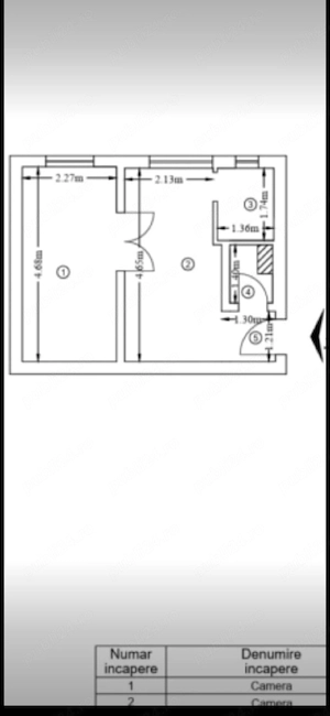 PERS  FIZICA  vand ap 2 cam. ND et 2 din 4  