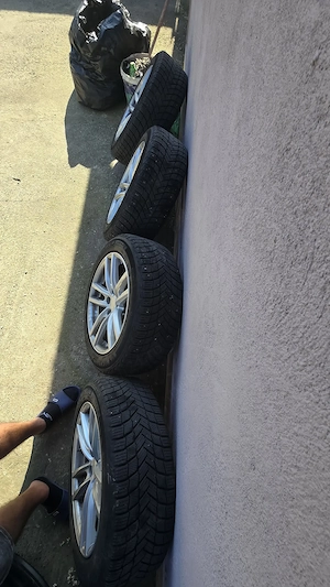 Jante 5x112 cu anvelope Michelin M+S - imagine 2