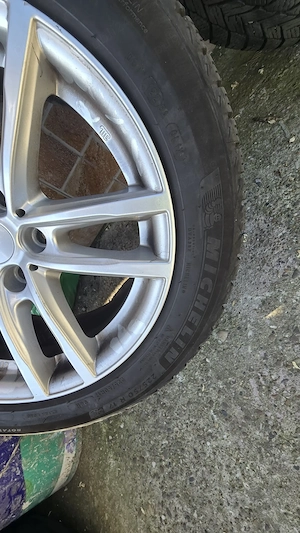 Jante 5x112 cu anvelope Michelin M+S - imagine 3