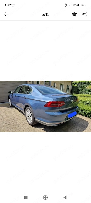 Vand Passat b8 berlina 2.0 tdi ,150 hp ,dsg 6 - imagine 5