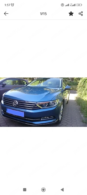 Vand Passat b8 berlina 2.0 tdi ,150 hp ,dsg 6 - imagine 3