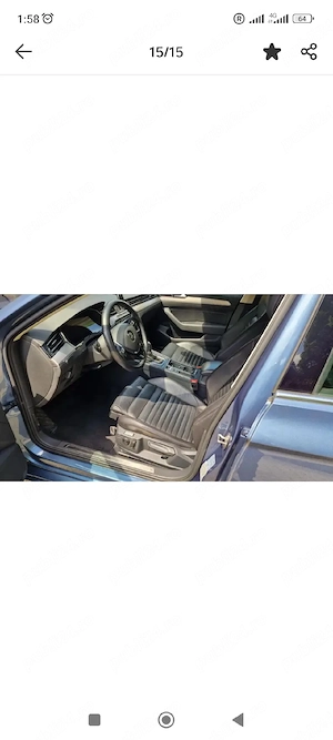 Vand Passat b8 berlina 2.0 tdi ,150 hp ,dsg 6 - imagine 8