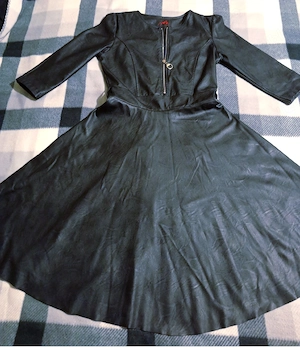 Rochie imitație piele 