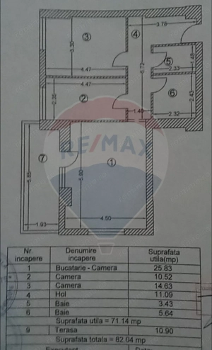 Apartament cu 3 camere de vanzare, centrala proprie - Mihai Bravu - imagine 11