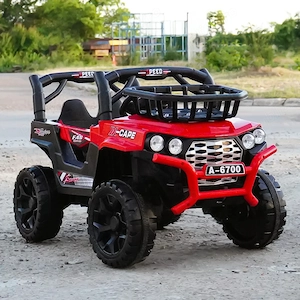 Masinuta electrica copii 4x4, 2-4 ani,CAPE-X, 100W,12V, scaun tapitat