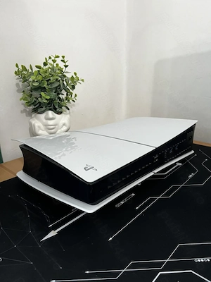 PlayStation 5 SLIM 1TB D Chassis White + Casti Gaming Wireless PlayStation 5 Pulse 3D Black