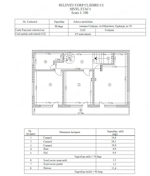 casa ciolpani 230m2 util P+1+M terasa P 40m2 terasa M 31m2 garaj144m2 total 446,4m2 - imagine 8