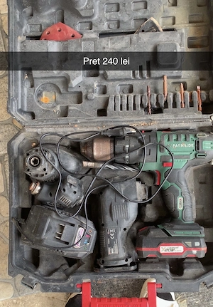 Trusa bormasina cu acumulator