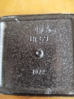 Busola militara IOR  B1-69 originala  (an 1972) Husa piele - imagine 2