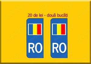 Autocolant Număr Mașină - imagine 2