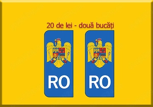 Autocolant Număr Mașină - imagine 3