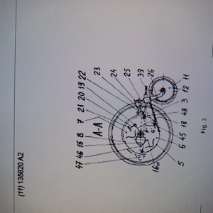 Triciclu amfibiu cu motor eolian. Triciclu electric.
