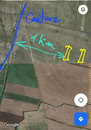 Se vinde teren extravilan 10.000 mp Giroc, 1 km de Centura Sud