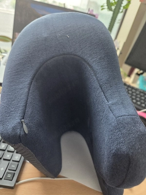 Pernă suport cervical / masaj pentru scaun birou sau mașină, bleumarin - imagine 3