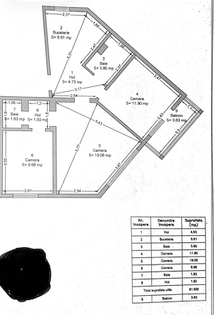Apartament 3 Camere Centrală Proprie Etaj 1 Zona Soarelui Sud Plaza